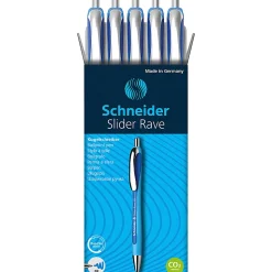 Schneider Slider Rave XB Ballpoint Pen - Extra Broad - 1.4 mm Pen Point Size - Refillable - Retractable - RED132503