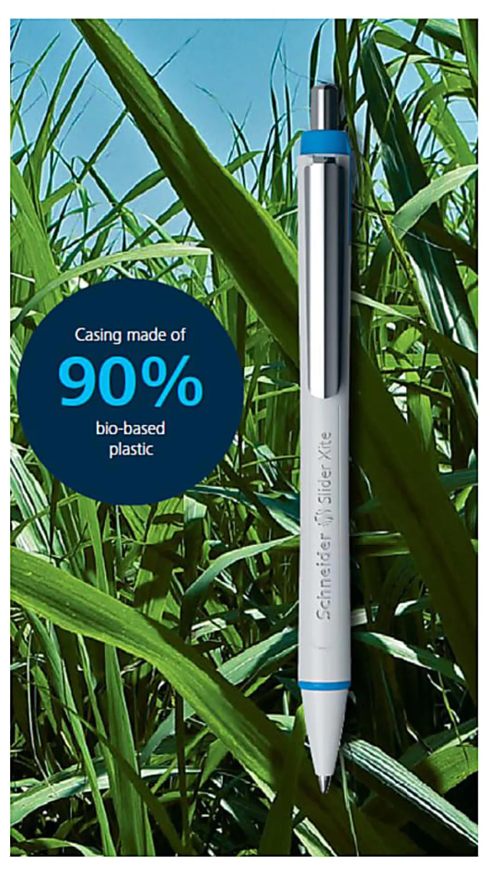 Schneider Slider Xite XB Retractable Ballpoint Pens, Extra-Bold Point, 1.4 mm, White Barrel, Black Ink, Pack Of 10 Pens