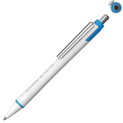 Schneider Slider Xite XB Retractable Ballpoint Pens, Extra-Bold Point, 1.4 mm, White Barrel, Black Ink, Pack Of 10 Pens