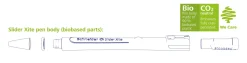 Schneider Slider Xite XB Retractable Ballpoint Pens, Extra-Bold Point, 1.4 mm, White Barrel, Red Ink, Pack Of 10 Pens