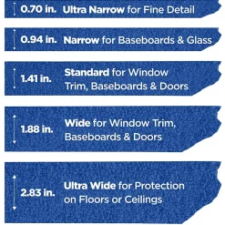 Scotch®Blue Original Multi-Surface Painter's Tape, 1 Tape Roll, 2 in x 60 yd, 3" Core, Blue - 20902A