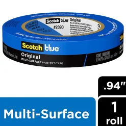 Scotch®Blue Original Multi-Surface Painter's Tape, 1 Tape Roll, 0.94 in x 60 yd, 3