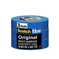ScotchBlue Original Painter's Tape, 0.94 in x 60 yd, 3