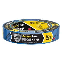 ScotchBlue™ PROSharp™ Painter's Tape, 1 Roll, 0.94 in x 60 yd, Protects Surfaces and Removes Easily, Edge-Lock Tape for Indoor and Outdoor Use