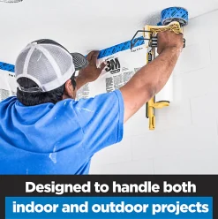 ScotchBlue™ PROSharp™ Painter's Tape, 1 Roll, 0.94 in x 60 yd, Protects Surfaces and Removes Easily, Edge-Lock Tape for Indoor and Outdoor Use