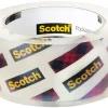 Scotch® 3950-3 Box Lock Packaging Tape, 1-15/16" x 54-5/8 Yd, Clear