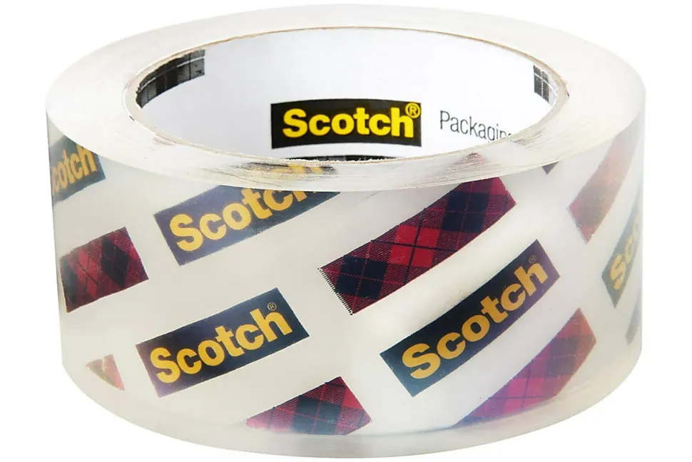 Scotch® 3950-3 Box Lock Packaging Tape, 1-15/16" x 54-5/8 Yd, Clear