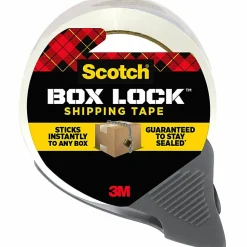 Scotch® Box Lock Packaging Tape with Dispenser, 1.88