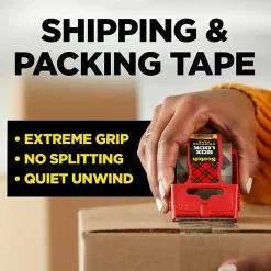 Scotch Box Lock 195 Packing Tape, 1-15/16" x 22-1/4 Yd, Clear