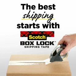 Scotch Box Lock 195 Packing Tape, 1-15/16