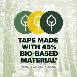 Scotch® Box Lock Paper Packing Tape, 8 Tape Rolls, 1.88 in x 25 yd, 3