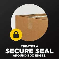 Scotch® Box Lock Shipping Packing Tape, 1-15/16" x 38.2 Yd, Clear, Pack Of 6 Rolls