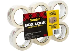 Scotch® Box Lock Shipping Packing Tape, 1-15/16