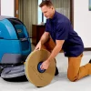 Scotch-Brite™ Clean & Shine Floor Pads, 17", Yellow/Gold, Case Of 5