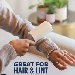 Scotch-Brite™ Everday Clean Lint Roller, 2 Pack, 140 Adhesive Sheets Total, Lint Remover for Pet Hair, Dark Clothes, Furniture, and Dusty Surfaces