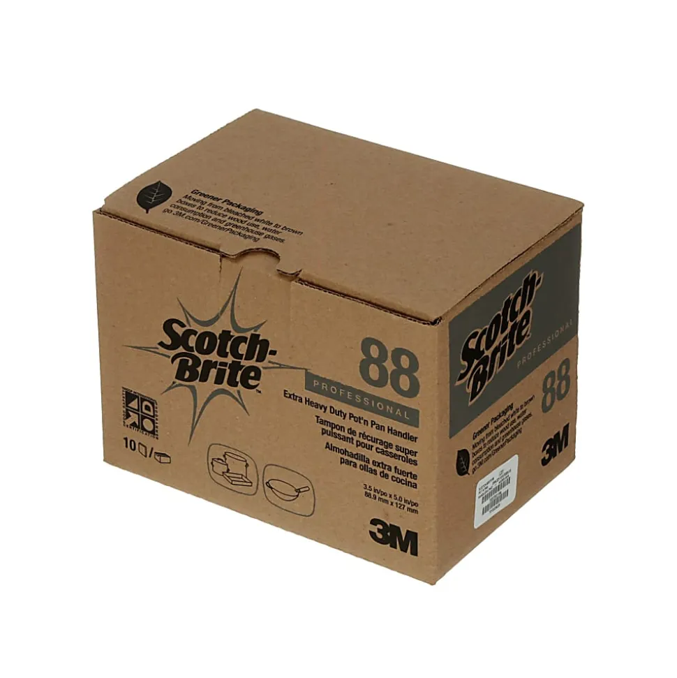 Scotch-Brite Extra Heavy Duty Scouring Pads, 40 Scour Pads, Great for Kitchen, Garage and Outdoors