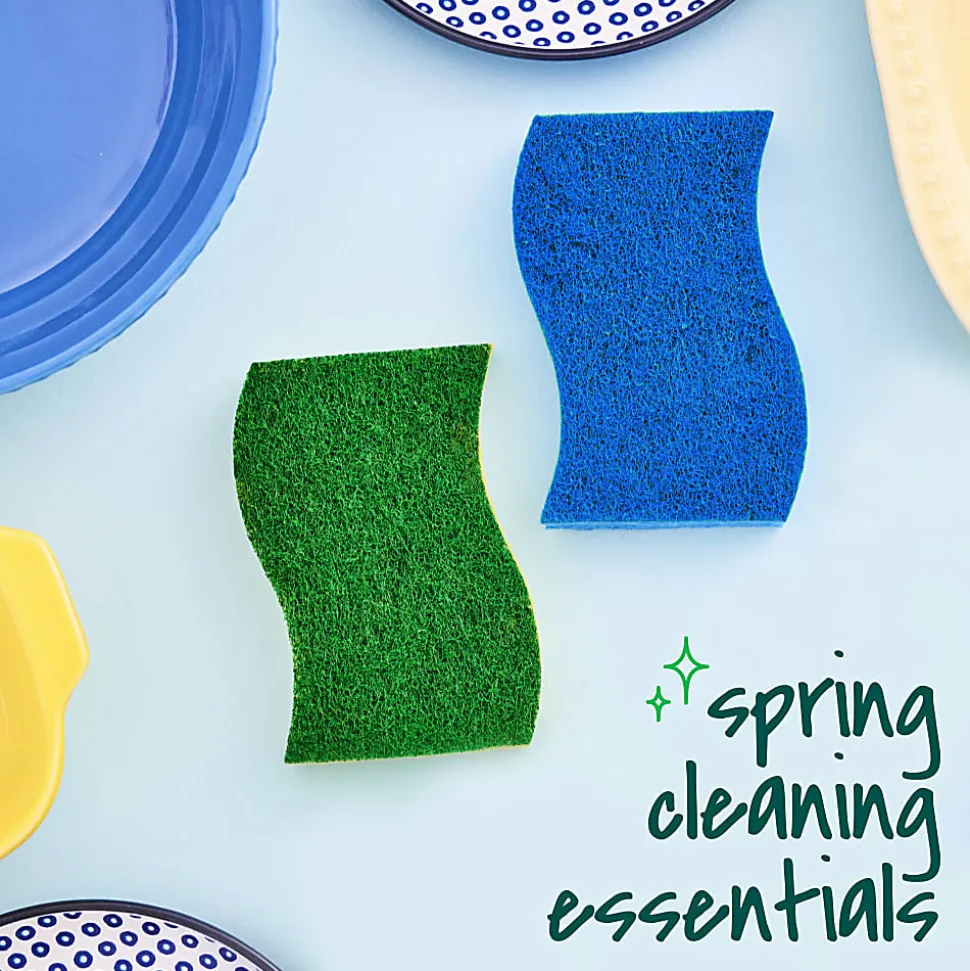 Scotch-Brite Heavy Duty Sponges, 3 Scrubbing Sponges, Great For Washing Dishes and Cleaning Kitchen