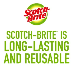 Scotch-Brite® Ocelo™ Multi-Purpose Sponges, 6 Sponges, Assorted Colors