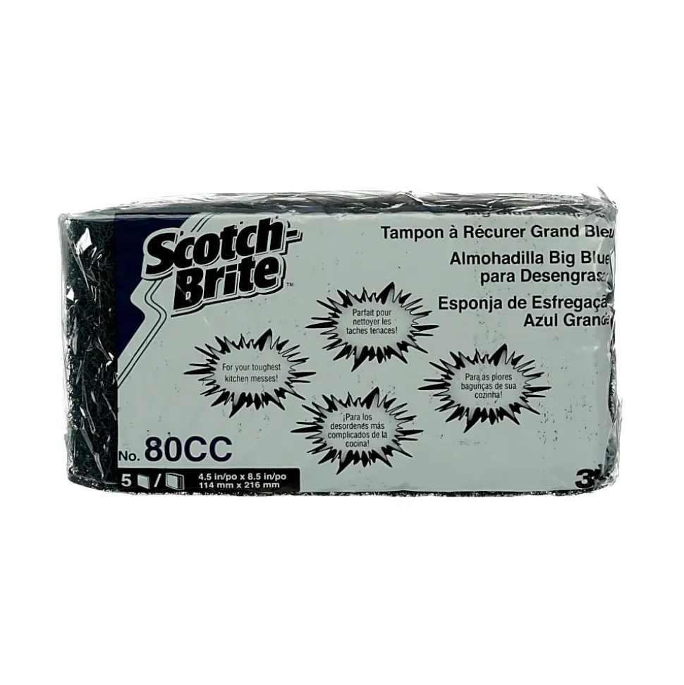 Scotch-Brite Scouring Pads, 20 Scour Pads, Great for Kitchen, Garage and Outdoors