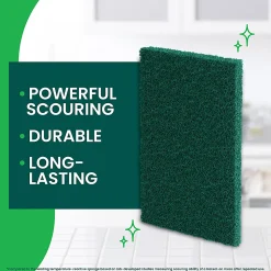 Scotch-Brite Scouring Pads, 3 Scour Pads, Great for Kitchen, Garage and Outdoors
