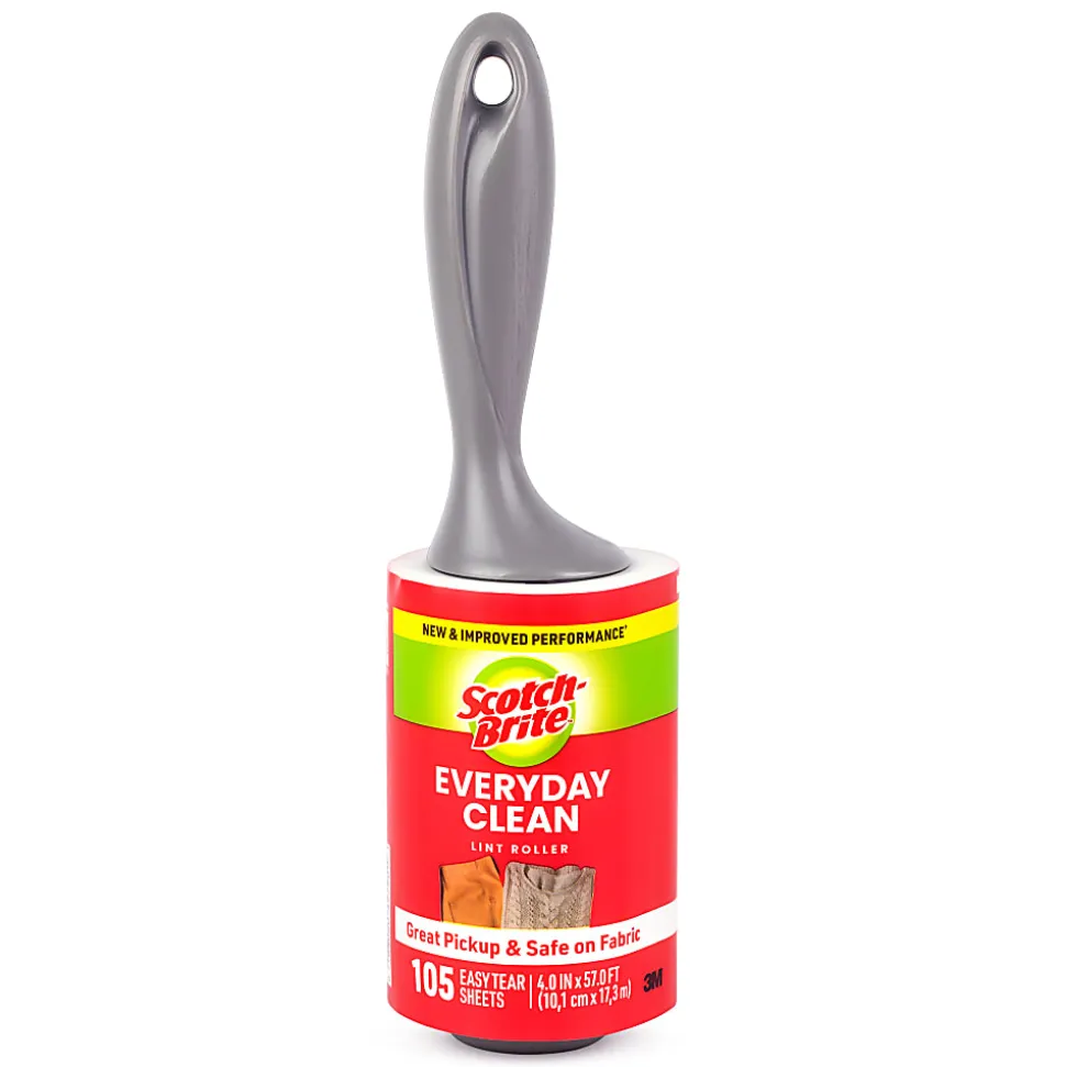 Scotch-Brite 105 Sheet Lint Roller, 4 Ct.