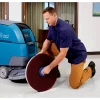 Scotch-Brite™ Surface Preparation Floor Pads, 20", Maroon, Case Of 10 Pads