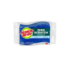 Scotch-Brite® Zero Scratch Scrub Sponge, 3 Pack Scrubbing Sponges, Great For Washing Dishes and Cleaning Kitchen