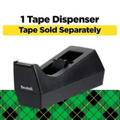 Scotch C38 Desk Tape Dispenser, C38BK