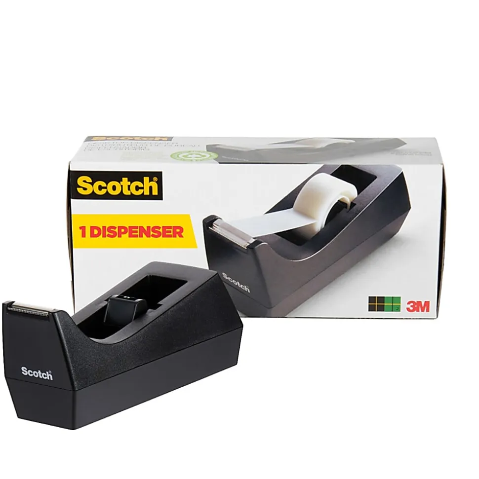 Scotch C38 Desk Tape Dispenser, C38BK