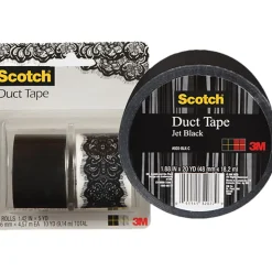 Scotch® Colored Duct Tape, 1 7/8" x 20 Yd., Black