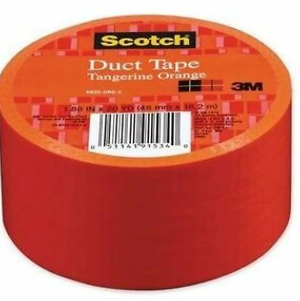 Scotch® Colored Duct Tape, 1 7/8" x 20 Yd., Orange