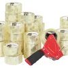 Scotch® Commercial Grade Shipping Packing Tape, 36 Tape Rolls with 1 Dispenser, 1-7/8 in x 54.6 yd, 3" Core, Designed  - 3750CS