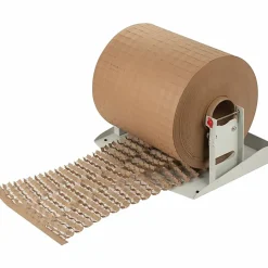 Scotch Cushion Lock Protective Wrap, 12 in x 1000 ft, 1 Roll, 100% Recycled Paper, Honeycomb Packing Paper, Alternative for Bubble Cushion Wrap, Brown