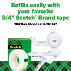 Scotch Desktop Tape Dispenser, 1" Core, 3/4" x 350", 1 Tape, 1 Dispenser
