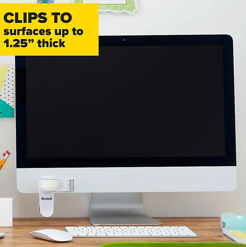 Scotch Desktop Tape Dispenser, 1" Core, 3/4" x 350", 1 Tape, 1 Dispenser