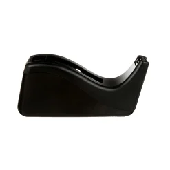 Scotch® Desktop Tape Dispenser, 1 Dispenser, 1 in. Core, Black, Home Office Supplies and School Supplies for College and Classrooms