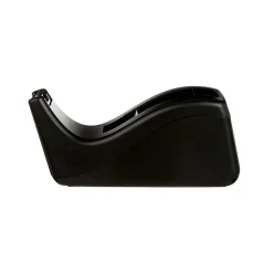 Scotch® Desktop Tape Dispenser, 1 Dispenser, 1 in. Core, Black, Home Office Supplies and School Supplies for College and Classrooms