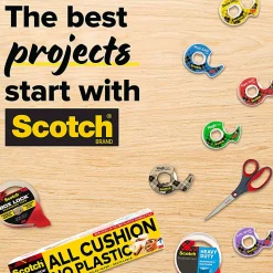 Scotch® Desktop Tape Dispenser, 1 Dispenser, 1 in. Core, Black, Home Office Supplies and School Supplies for College and Classrooms