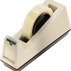 Scotch® Desktop Tape Dispenser, 1 Dispenser, 3 in. Core, Beige, School Supplies and College Essentials for Students and Teachers