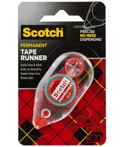 Scotch Double-Sided Adhesive Roller - Dispenser Included - Handheld Dispenser - 1 / Each - Clear
