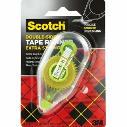Scotch™ Double-Sided Tape Runner Value Pack, .31 in. x 16.3 yd, Pack of 4