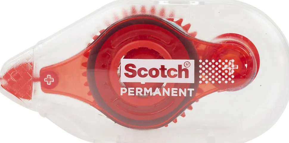 Scotch Double-Sided Tape Runner, Clear, 1/3" x 588"