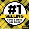 Scotch® Double Sided Tape with Dispenser, Photo Safe, 1/2 in. x 400 in., 4 Tape Rolls, Clear, School Supplies and College Essentials for Students