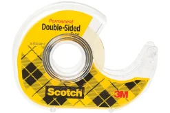 Scotch® Double-Sided Tape, 1/2" x 500", Clear, Pack Of 6 Rolls