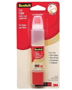 Scotch® Glue With 2-Way Applicator, 1.6 Oz