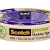 Scotch® Greener General Purpose Masking Tape, 1 Tape Roll, 1 in x 60 yd, 3" Core, Tan