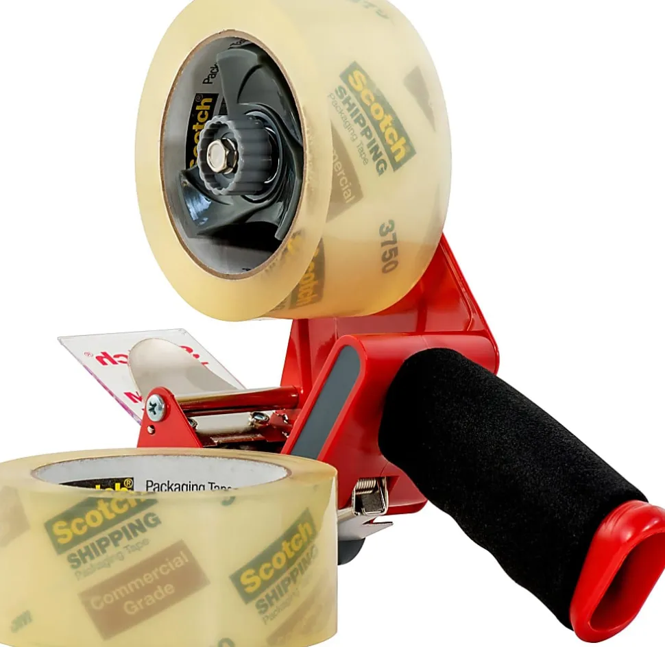 Scotch® H180 Box Sealing Tape Dispenser, 2 Rolls of Tape Included