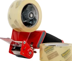 Scotch® H180 Box Sealing Tape Dispenser, 2 Rolls of Tape Included