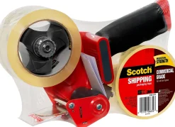 Scotch® H180 Box Sealing Tape Dispenser, 2 Rolls of Tape Included