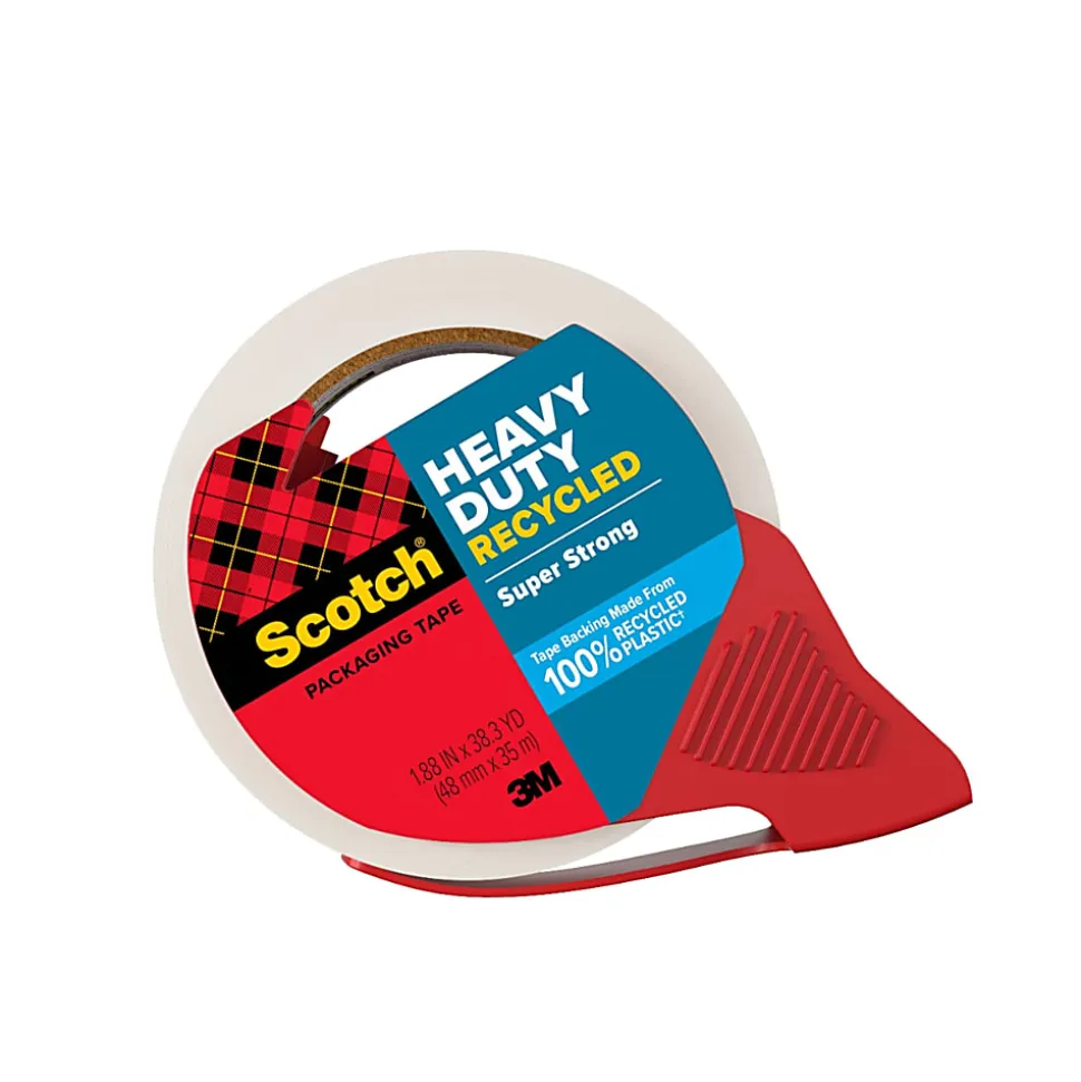 Scotch Heavy Duty Packaging Tape 7750S-RD-12GC, 1.88 in x 38.3 yd (48 mm x 35 m)
